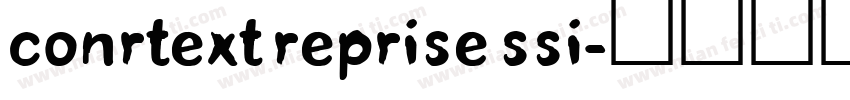 conrtext reprise ssi字体转换